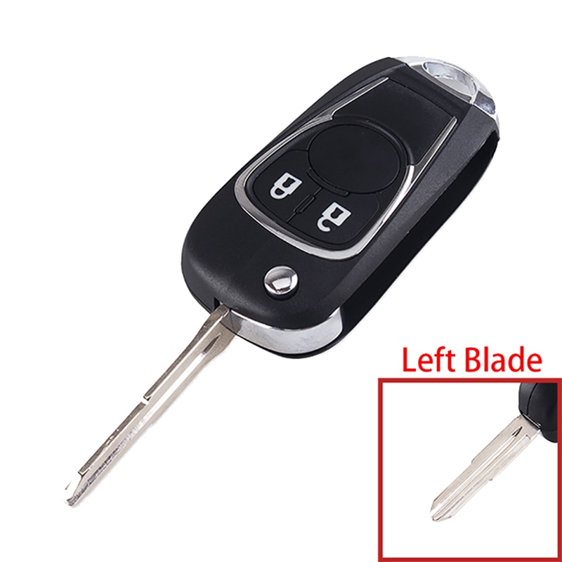KEYYOU-Fob-For-Chevrolet-Lova-Epica-Spark-Avoe-Car-Key-Blanks-Case-Left-Right-Blade-Auto Chiave telecomando per Chevrolet Lova Epica Spark Avoe 2 Bottoni - KEYYOU Fob For Chevrolet Lova Epica Spark Avoe Car Key Blanks Case Left Right Blade Auto