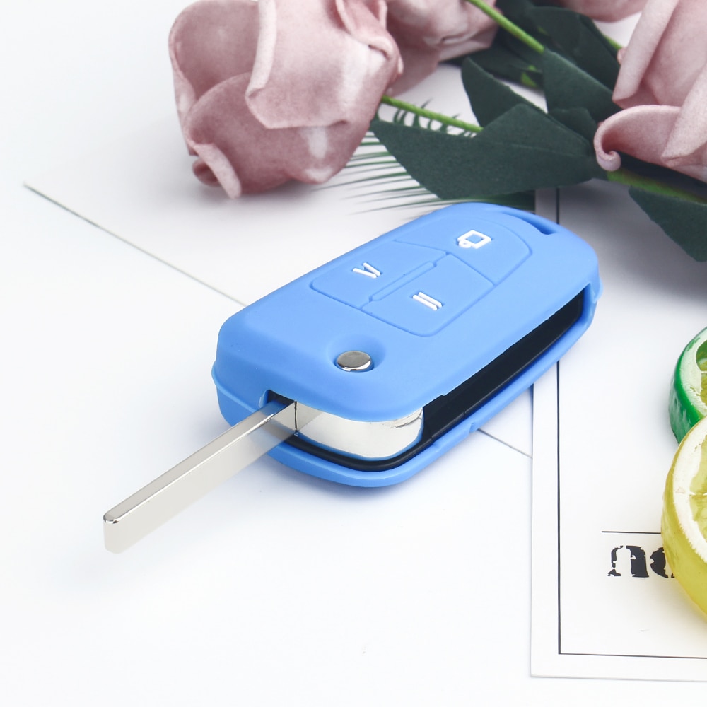 KEYYOU-Fold-3-Buttons-Remote-Silicone-Car-Key-Cover-Case-Fob-For-Opel-Vauxhall-Astra-Vectra-3 Cover in silicone chiave telecomando per Opel Vauxhall Astra Vectra Corsa Signum - KEYYOU Fold 3 Buttons Remote Silicone Car Key Cover Case Fob For Opel Vauxhall Astra Vectra 3