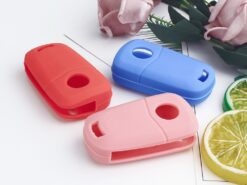 Cover in silicone chiave telecomando per Opel Vauxhall Astra Vectra Corsa Signum - KEYYOU Fold 3 Buttons Remote Silicone Car Key Cover Case Fob For Opel Vauxhall Astra Vectra 5