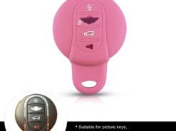 Cover silicone chiave telecomando per BMW MINI Cooper S Roadster R50 R53 F54 F55 F56 4 Bottoni 4 Cover silicone chiave telecomando per BMW MINI Cooper S Roadster R50 R53 F54 F55 F56 4 Bottoni - KEYYOU For BMW MINI Cooper S Roadster R50 R53 F54 F55 F56 4 Buttons Key Bag 1