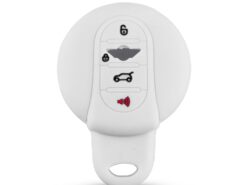 Cover silicone chiave telecomando per BMW MINI Cooper S Roadster R50 R53 F54 F55 F56 4 Bottoni 6 Cover silicone chiave telecomando per BMW MINI Cooper S Roadster R50 R53 F54 F55 F56 4 Bottoni - KEYYOU For BMW MINI Cooper S Roadster R50 R53 F54 F55 F56 4 Buttons Key Bag 3