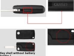 Chiave telecomando per Citroen C2 C3 C4 C5 C6 C8 433Mhz ID46 3 Bottoni VA2/HCA Blade CE0523/Ce0536 ASK/FSK New 3 Chiave telecomando per Citroen C2 C3 C4 C5 C6 C8 433Mhz ID46 3 Bottoni VA2/HCA Blade CE0523/Ce0536 ASK/FSK New - KEYYOU For Citroen C2 C3 C4 C5 C6 C8 433Mhz ID46 3 Buttons Remote Car Key 1