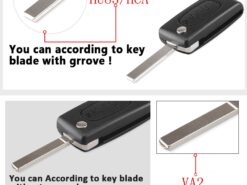 Chiave telecomando per Citroen C2 C3 C4 C5 C6 C8 433Mhz ID46 3 Bottoni VA2/HCA Blade CE0523/Ce0536 ASK/FSK New 5 Chiave telecomando per Citroen C2 C3 C4 C5 C6 C8 433Mhz ID46 3 Bottoni VA2/HCA Blade CE0523/Ce0536 ASK/FSK New - KEYYOU For Citroen C2 C3 C4 C5 C6 C8 433Mhz ID46 3 Buttons Remote Car Key 3