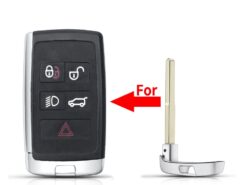 Chiave telecomando per Land Rover Discovery Freelander Range Rover Sport Evoque Jaguar F-Pace F-Type XE XF XJ Emergency 6 Chiave telecomando per Land Rover Discovery Freelander Range Rover Sport Evoque Jaguar F-Pace F-Type XE XF XJ Emergency - KEYYOU For Land Rover Discovery Freelander Range Rover Sport Evoque Jaguar F Pace F Type XE 4