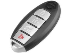 Chiave telecomando per NISSAN Altima Maxima Versa 4 Bottoni 5 Chiave telecomando per NISSAN Altima Maxima Versa 4 Bottoni - KEYYOU For NISSAN Altima Maxima Versa 4 Buttons Remote Key Fob Case Shell Uncut Blade Smart 3