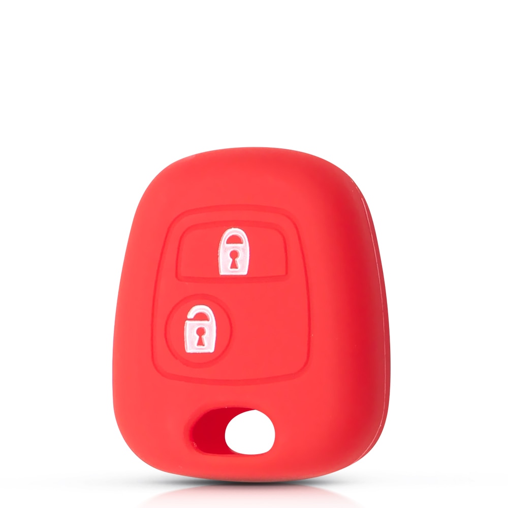 KEYYOU-For-Peugeot-107-206-307-207-408-Key-Protector-Holder-Shell-2-Buttons-Silicone-Rubber-4 Cover in silicone chiave telecomando per Peugeot 107 206 307 207 408 - KEYYOU For Peugeot 107 206 307 207 408 Key Protector Holder Shell 2 Buttons Silicone Rubber 4