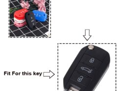 Cover in silicone chiave telecomando per Peugeot 508 301 2008 3008 408 - Citroen C4 CACTUS C5 C3 C4L - KEYYOU For Peugeot 508 301 2008 3008 408 For Citroen C4 CACTUS C5 C3 C4L Remote 2
