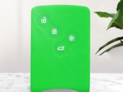 Cover in silicone chiave telecomando per Renault Clio Logan Megane - KEYYOU For Renault Clio Logan Megane 2 3 Koleos Scenic Card Key Protector Holder Car key 4