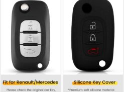 Cover in silicone chiave telecomando per Renault Fluence Clio Megane - Mercedes For LADA Vesta Granta XRay Kalina Priora Sedan Sport - KEYYOU For Renault Fluence Clio Megane For Mercedes For LADA Vesta Granta XRay Kalina Priora Sedan 2