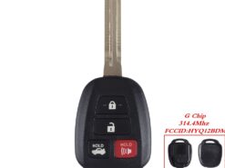 Chiave telecomando per Toyota Camry 2012 2013 2014 2015 2016 2017 HYQ12BDM 4 Bottoni 314.4Mhz G Chip - KEYYOU For Toyota Camry 2012 2013 2014 2015 2016 2017 HYQ12BDM Keyless Entry Remote Car Key 1