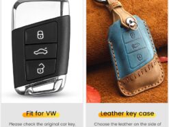 Cover chiave telecomando per Volkswagen VW Tiguan MK2 Magotan Passat B8 CC Skoda Superb A7 2017-2018 - KEYYOU For Volkswagen VW Tiguan MK2 Magotan Passat B8 CC Skoda Superb A7 2017 2018 Genuine 2