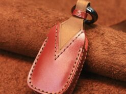 Cover chiave telecomando per Subaru Forester Impreza Outback WRX BRZ XV 2 Bottoni - KEYYOU Genuine Leather Car Key Cover Protector Case For Subaru Forester Impreza Outback WRX BRZ XV 4