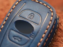 Cover chiave telecomando per Subaru Forester Impreza Outback WRX BRZ XV 2 Bottoni - KEYYOU Genuine Leather Car Key Cover Protector Case For Subaru Forester Impreza Outback WRX BRZ XV 5