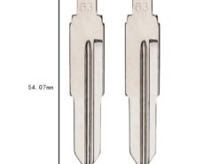 Chiave telecomando per Chery QQ6 NO. 63 - KEYYOU Metal Blank Uncut Flip KD Remote Key Blade Type 63 for Chery QQ6 NO 63 2