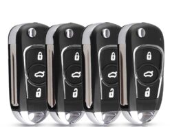 Chiave telecomando per Hyundai I20 I30 I40 I20 IX35 Solaris Sonata Elantra Accent Picanto - KEYYOU Modified Flip Folding Remote Key Shell Fob Cover For Hyundai I20 I30 I40 I20 IX35 2