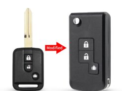Chiave telecomando per Nissan Qashqai Micra Navara 350Z Pathfinder Sunny 3 Chiave telecomando per Nissan Qashqai Micra Navara 350Z Pathfinder Sunny - KEYYOU Modified Remote For Nissan Qashqai Micra Navara 350Z Pathfinder Sunny Auto Key Cover Case Fob 1