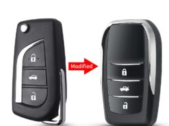 Chiave telecomando per Toyota Corolla 2014 Levin Camry Reiz Highlander New Arrivel 2019 Toy43 - KEYYOU Modified Remote Key Shell Case Fob For Toyota Corolla 2014 Levin Camry Reiz Highlander New 1