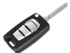 Chiave telecomando per SsangYong Korando New Actyon C200 2016 2017 3 Bottoni 4 Chiave telecomando per SsangYong Korando New Actyon C200 2016 2017 3 Bottoni - KEYYOU New Arrival Flip Folding Remote Car Key Shell Case Fob 3 Buttons For SsangYong Korando 2