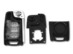 Chiave telecomando per SsangYong Korando New Actyon C200 2016 2017 3 Bottoni 6 Chiave telecomando per SsangYong Korando New Actyon C200 2016 2017 3 Bottoni - KEYYOU New Arrival Flip Folding Remote Car Key Shell Case Fob 3 Buttons For SsangYong Korando 4