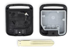 Chiave telecomando per Qashqai Nissan Micra Navara Almera Note 2 Bottoni - KEYYOU New Replacement Remote Car Key Shell Case Fob Keyless Entry 2 Button For Qashqai Nissan 3