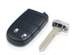 Chiave telecomando per Chrysler 300 Dodge Journey Dart Charger Jeep Compass Grand Cherokee 2017 2018 2019 2 Bottoni - KEYYOU Remote 2 Buttons Smart Key Shell For Chrysler 300 Dodge Journey Dart Charger Jeep Compass 3