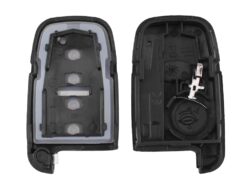 Chiave telecomando per Hyundai Genesis Coupe Sonata Elantra Veloster 4 Bottoni - KEYYOU Remote Car Key Shell For Hyundai Genesis Coupe Sonata Elantra Veloster Smart Keyless Entry Fob 2