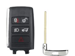 Chiave telecomando per Land Rover Range Rover Discovery 4 LR2 LR4 Sport - Jaguar F-Pace F-Type XE XF XJ Samrt 5 Bottoni - KEYYOU Remote Key Shell For Land Rover Range Rover Discovery 4 LR2 LR4 Sport For Jaguar 2