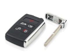 Chiave telecomando per Land Rover Range Rover Discovery 4 LR2 LR4 Sport - Jaguar F-Pace F-Type XE XF XJ Samrt 5 Bottoni - KEYYOU Remote Key Shell For Land Rover Range Rover Discovery 4 LR2 LR4 Sport For Jaguar 3