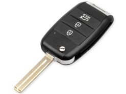 Chiave telecomando per Kia KIA K2 K3 K5 Carens Cerato Forte - KEYYOU Replacement 3 Buttons For Kia KIA K2 K3 K5 Carens Cerato Forte Car Fob Cover 2