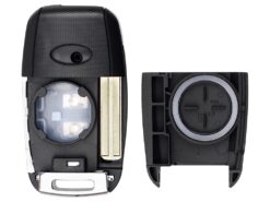 Chiave telecomando per Kia KIA K2 K3 K5 Carens Cerato Forte - KEYYOU Replacement 3 Buttons For Kia KIA K2 K3 K5 Carens Cerato Forte Car Fob Cover 5