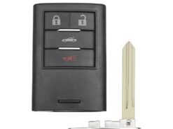 Chiave telecomando per Cadillac CTS XTS DTS SRX 2008-2013 4 Bottoni - KEYYOU Replacement 4 Buttons Smart Remote Key Shell For Cadillac CTS XTS DTS SRX 2008 2013 2