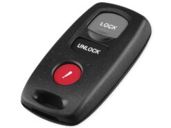 Chiave telecomando per MAZDA 3 6 MPV Protege 5 3 Bottoni - KEYYOU Replacement Shell Remote Key Keyless Transmitter Case Housing Fob 3 Button for MAZDA 3 6 2