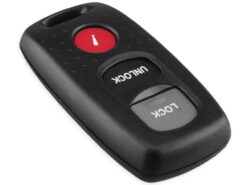 Chiave telecomando per MAZDA 3 6 MPV Protege 5 3 Bottoni - KEYYOU Replacement Shell Remote Key Keyless Transmitter Case Housing Fob 3 Button for MAZDA 3 6 3