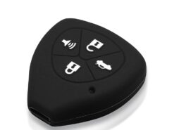 Cover chiave telecomando per Toyota Auris HiLux Corolla Fortuner Prado Verso Camry Yaris Vitz Vios Ractis 2/3/4 Bottoni - KEYYOU Silicone Car Key Case Cover For Toyota Auris HiLux Corolla Fortuner Prado Verso Camry Yaris 4