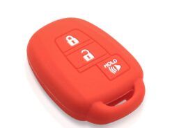 Cover in silicone chiave telecomando per Toyota Aqua Ractis Vitz RAV4 HiAce Land Cruiser - KEYYOU Silicone Car Key Case For Toyota Aqua Ractis Vitz RAV4 HiAce Land Cruiser Cover Keyless 3
