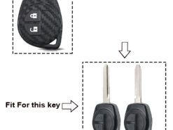 Cover in silicone chiave telecomando per Suzuki Igins Alto SX4 Vauxhall Agila 2005 2006 2008 2009 2010 - KEYYOU Silicone Car Key Shell Case For Suzuki Igins Alto SX4 Vauxhall Agila 2005 2006 2008 2