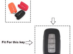 Cover in silicone chiave telecomando per HYUNDAI Elantra Sonata Veloster for Kia Soul - KEYYOU Silicone Cover Key Case For HYUNDAI Elantra Sonata Veloster for Kia Soul Sportage Car Remote 2