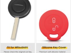 Cover in silicone chiave telecomando per Mitsubishi Colt Warior Carisma - KEYYOU Silicone Remote Car Key Cover Case Fob For Mitsubishi Colt Warior Carisma Spacestar For Benz 2