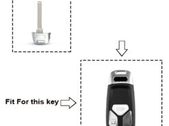 Chiave telecomando per Audi A4 A5 Q7 SQ7 TT 2016-2019 - KEYYOU Smart Key Remote Emergency Insert Blade Blank Fob For Audi A4 A5 Q7 SQ7 TT 2