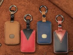 Cover chiave telecomando per Mazda Genuine Leather Car Key Case Cover - Mazda 3 Alexa CX4 CX5 CX8 19-20 3/4 Bottoni