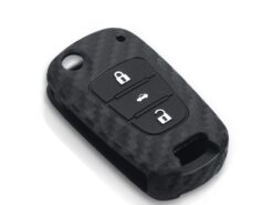 Cover in silicone chiave telecomando per Hyundai i30 i25 i40 IX25 Accent Elantra Solaris Verna Kia Rio K2 K5 5 Cover in silicone chiave telecomando per Hyundai i30 i25 i40 IX25 Accent Elantra Solaris Verna Kia Rio K2 K5 - KEYYOU Styling Auto Carbon Fiber Key Covers Case For Hyundai i30 i25 i40 IX25 Accent Elantra 3