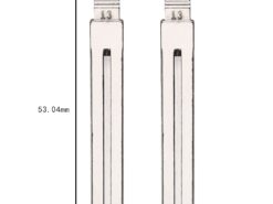Chiave telecomando per Hyundai IX35 For Toyota Crown For Lexus TOY40/TOY48 - KEYYOU Type 13 Metal Blank Flip KD Remote Key BladeFor Hyundai IX35 For Toyota Crown For 2