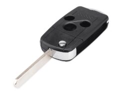 Chiave telecomando per Honda Accord Fit Flip 3 Bottoni - KEYYOU Uncut Blade Folding Car Key Shell Flip Remote Car Key Case for Honda Accord Fit 2