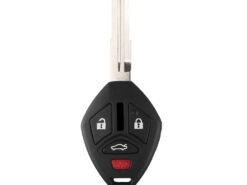 Chiave telecomando per Mitsubishi Eclipse Galant Lancer Raider Endeavor Outlander 4 Bottoni - KEYYOU Uncut Blade Key Shell Case 3 button Remote Fob For Mitsubishi Eclipse Galant Lancer Raider 1