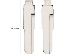 Chiave telecomando per KD Remote - New WuLing 6390 SGMW NO.82ù - KEYYOU Universal Type 82 Metal Blank Flip Folding Key Blade For KD Remote For New WuLing 2