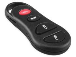 Chiave telecomando per Chrysler Sebring Jeep Dodge 4 Bottoni - Remote Key Blank Shell Case Keyless Fob Cover Replacement For Chrysler Sebring Jeep Dodge 4 Buttons 3