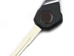 Chiave telecomando per Kawasaki H2/H2R New Model - 1 Blank Key Uncut Blade Of Motorcycle Suitable For Kawasaki H2 H2R New Model 3