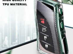 Cover chiave telecomando per Lexus UX200 LS500 LS500H LC500 LC500h ES300h ES350 5 Cover chiave telecomando per Lexus UX200 LS500 LS500H LC500 LC500h ES300h ES350 - 2 3 4 pulsanti telecomando Fob Cover TPU chiave dell automobile per 2018 2019 2020 Lexus 2