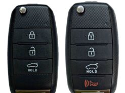 Cover chiave telecomando in silicone per Kia Sportage Cerato Optima k5 Rio Carens Rondo Cee picanto k2 Anima Sorento - 3 4 pulsante Chiave Del Silicone Della Copertura Della Cassa Fob Fit Per Kia Sportage Cerato 2