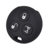 Cover chiave telecomando in silicone per Smart Fortwo - 3 del Silicone Del tasto Chiave A Distanza Caso Fob Borsette Copertura Per Smart Fortwo Citt